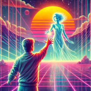 Imagen que refleja el significado de Take On Me de A-ha