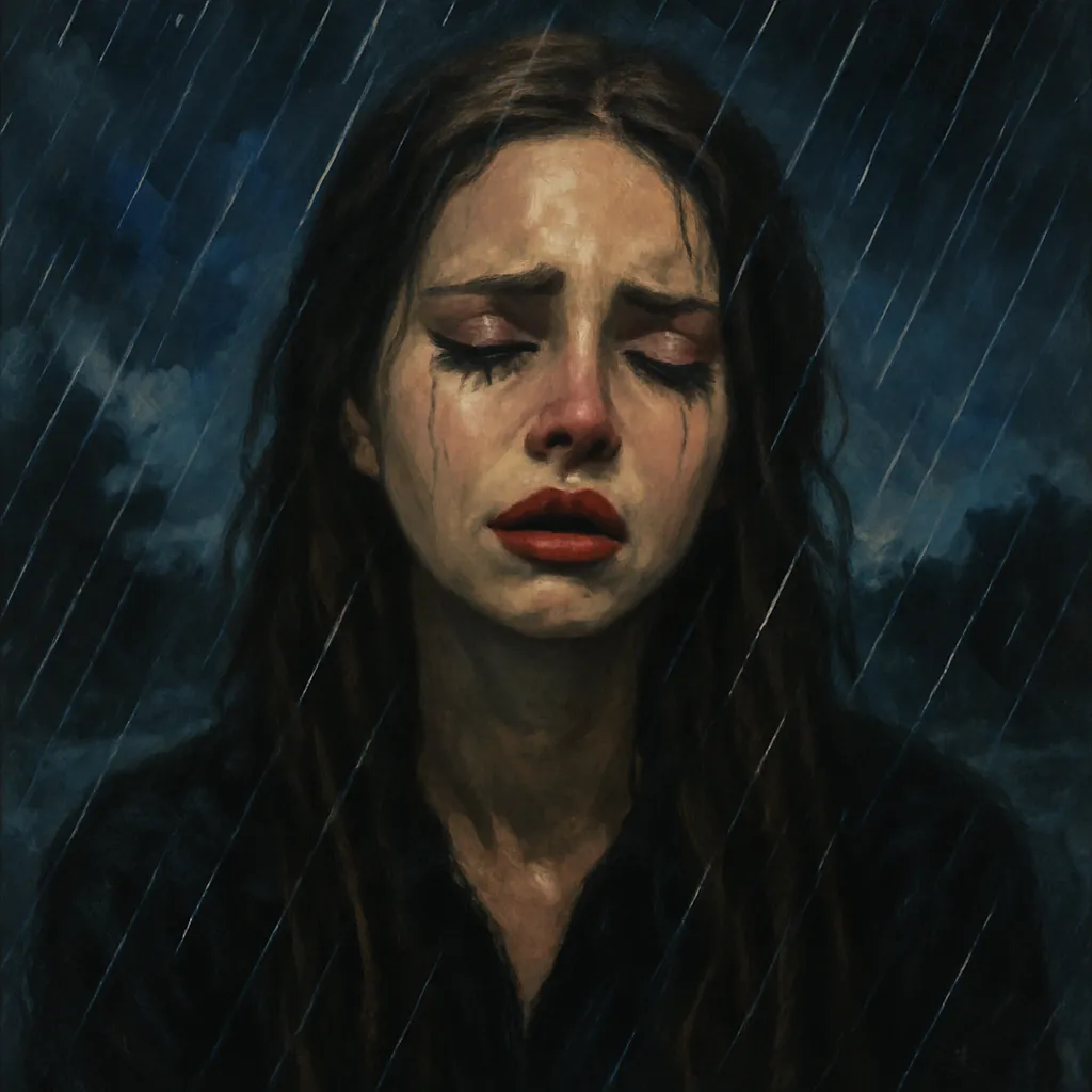 Imagen que refleja el significado de The Blackest Day de Lana Del Rey