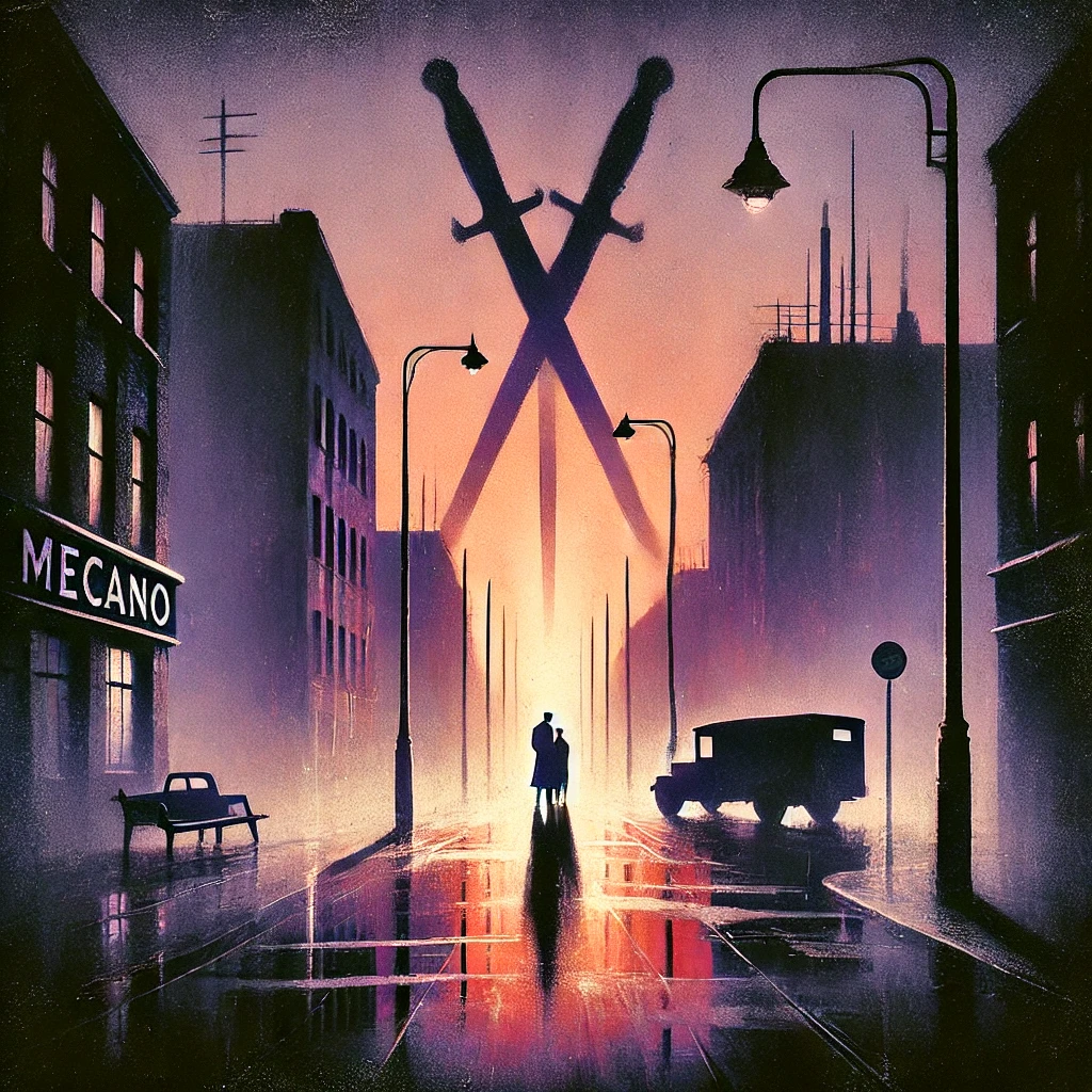 Imagen que refleja el significado de Cruz de navajas de Mecano