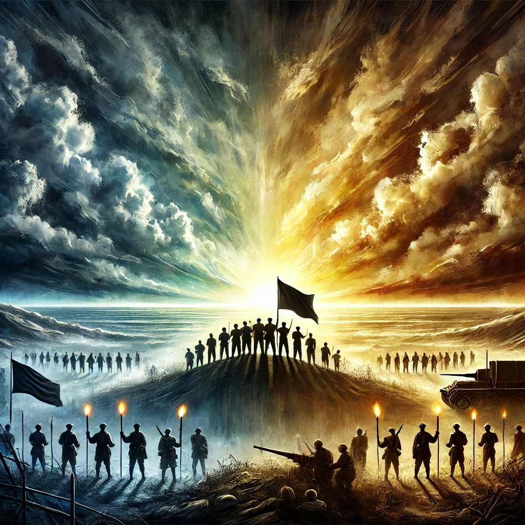 Imagen que refleja el significado de This Is War de Thirty Seconds to Mars